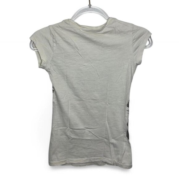 Y2k Mudd Tree Graphic Bodycon T-Shirt With “Love‎ Life” Slogan - Picture 3 of 4